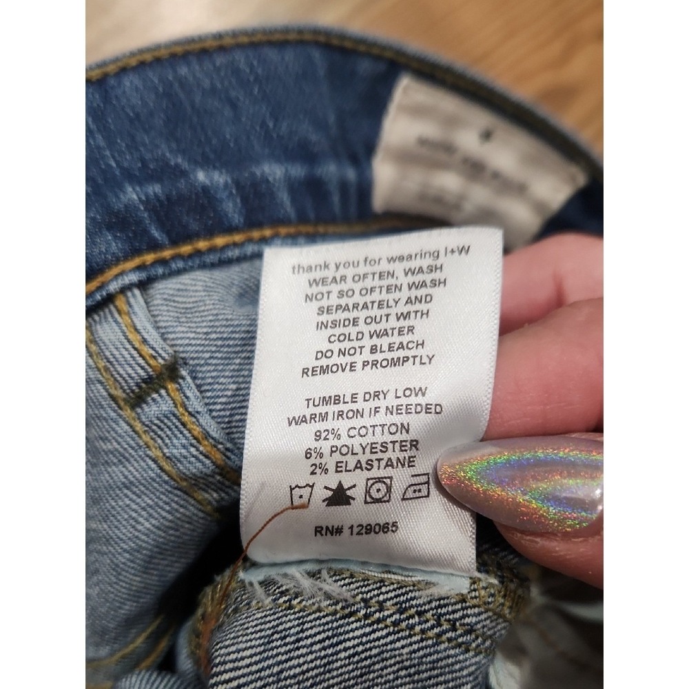 Imogene + Willie elizabeth Nashville Country Denim Quiet Luxury Selvedge Fray 30 - Picture 7 of 12